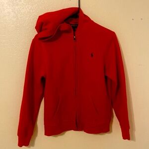 Polo Ralph Lauren red zip up